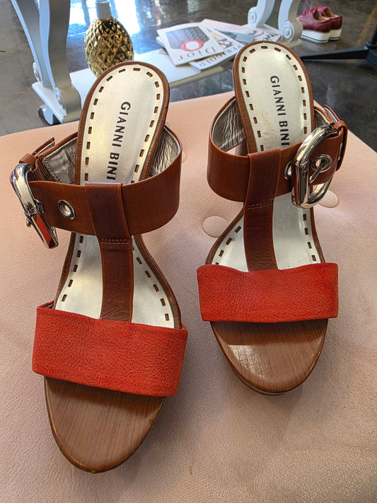 Gianni Bini Orange Heels