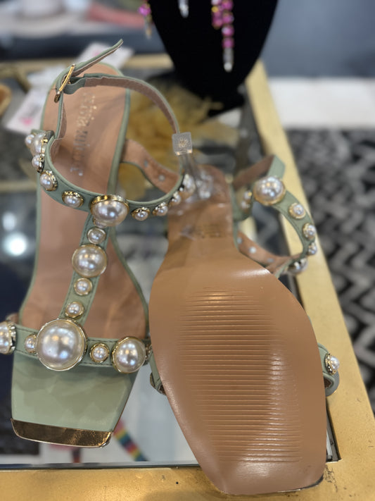 Sage and Pearl All Over Sandal 6