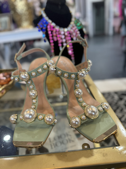 Sage and Pearl All Over Sandal 6