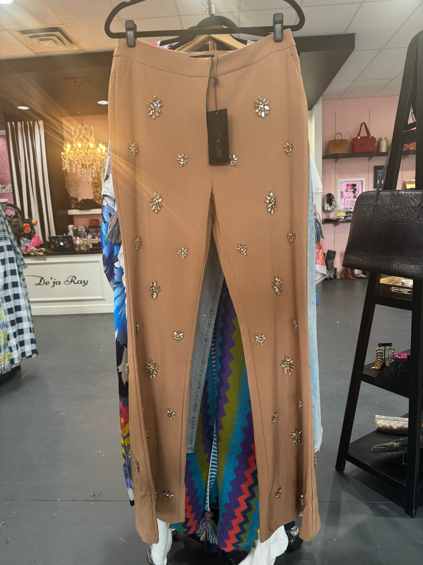 Nova Luxe BeJeweled Cafe Pant XL
