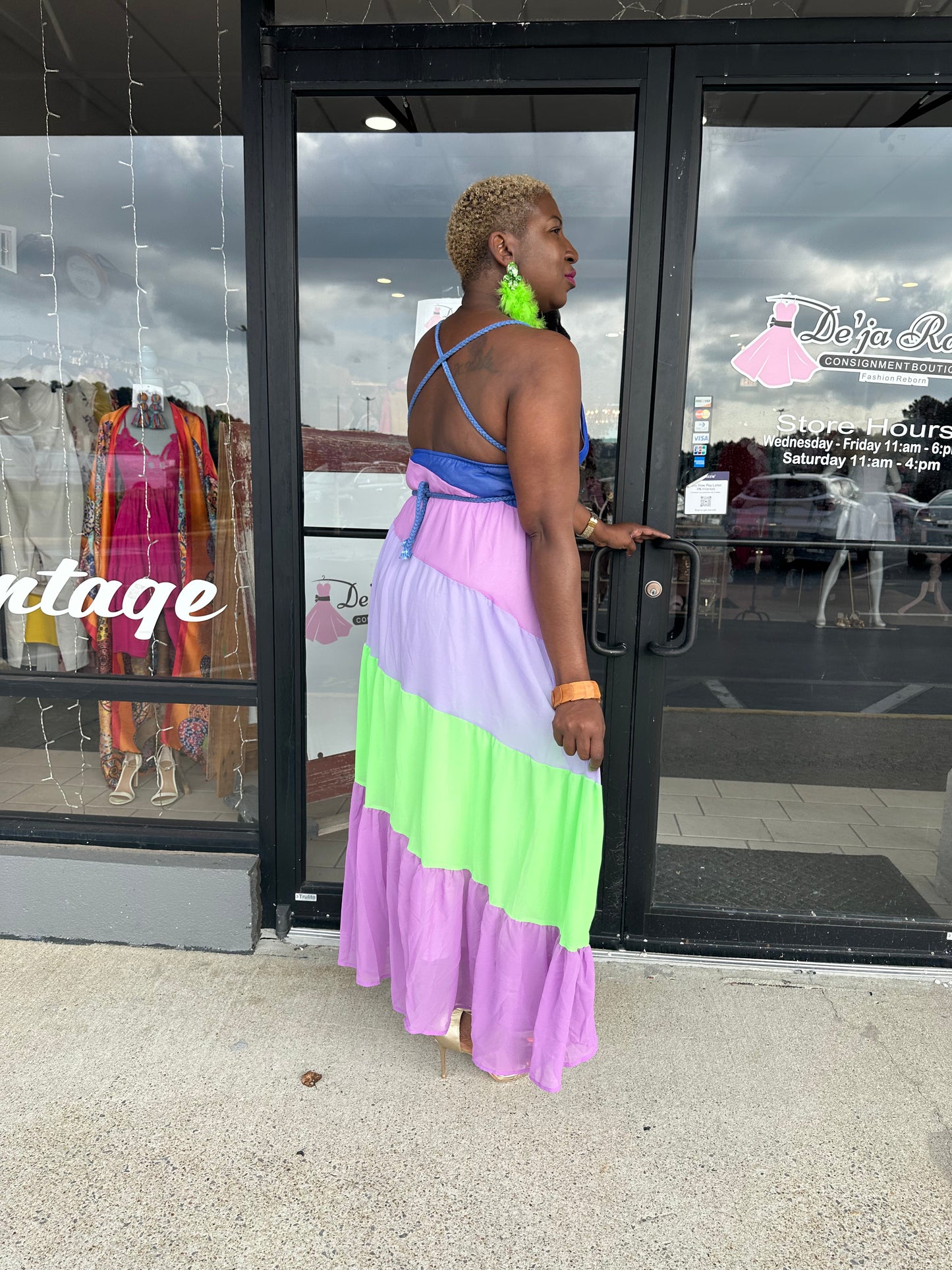 Roped in Color Maxi Dress