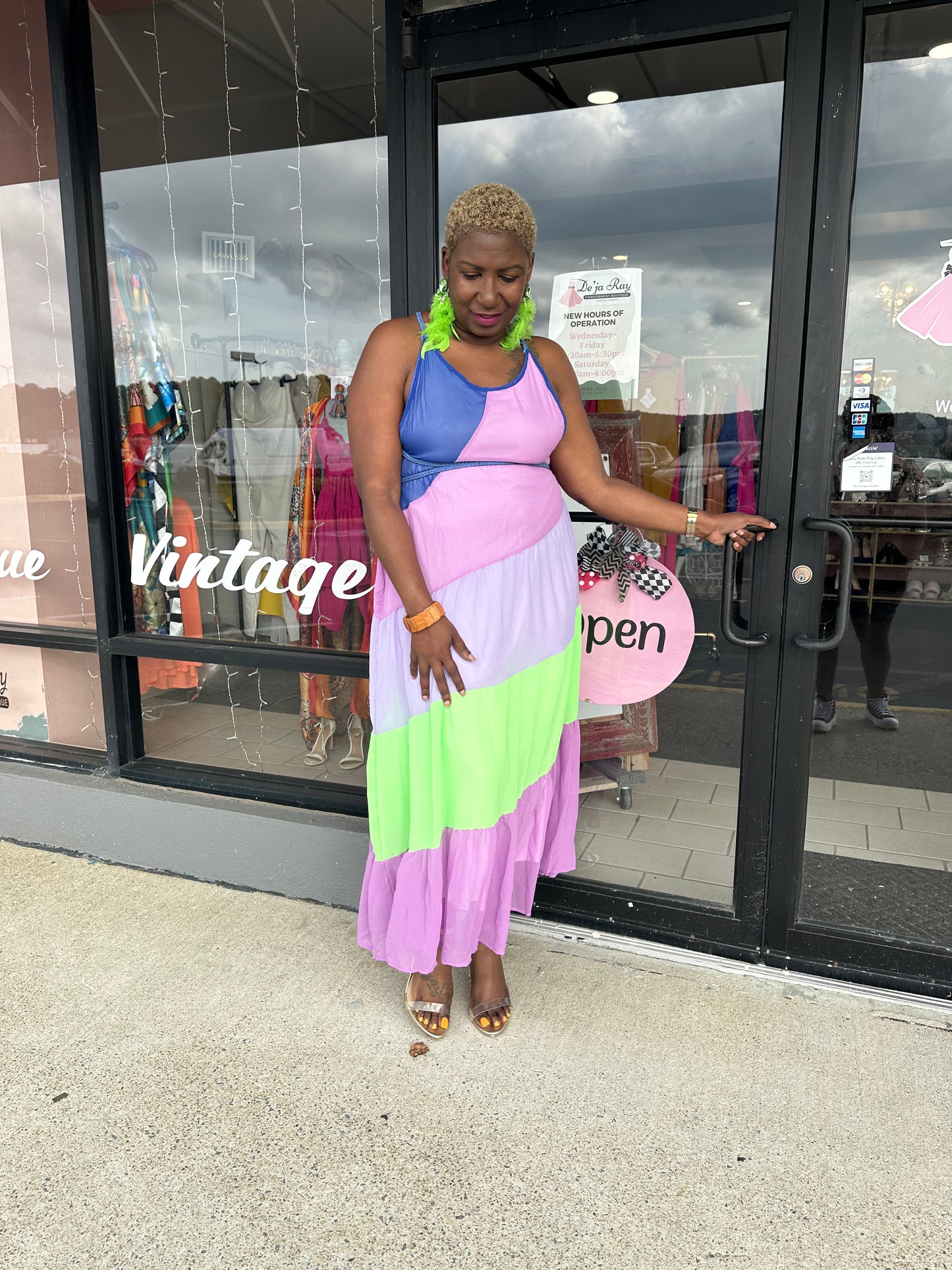 Roped in Color Maxi Dress