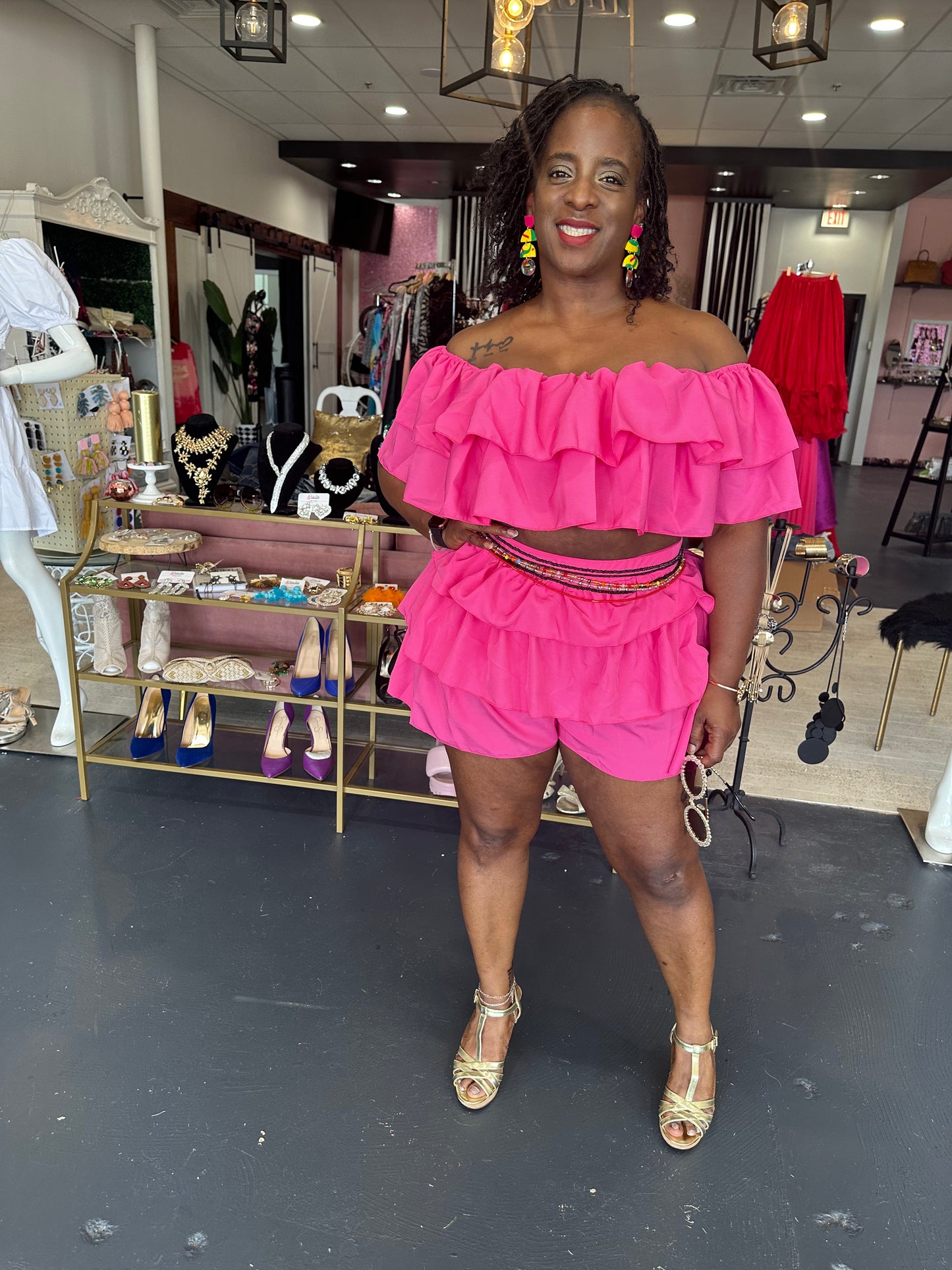 Flirty Ruffle Set