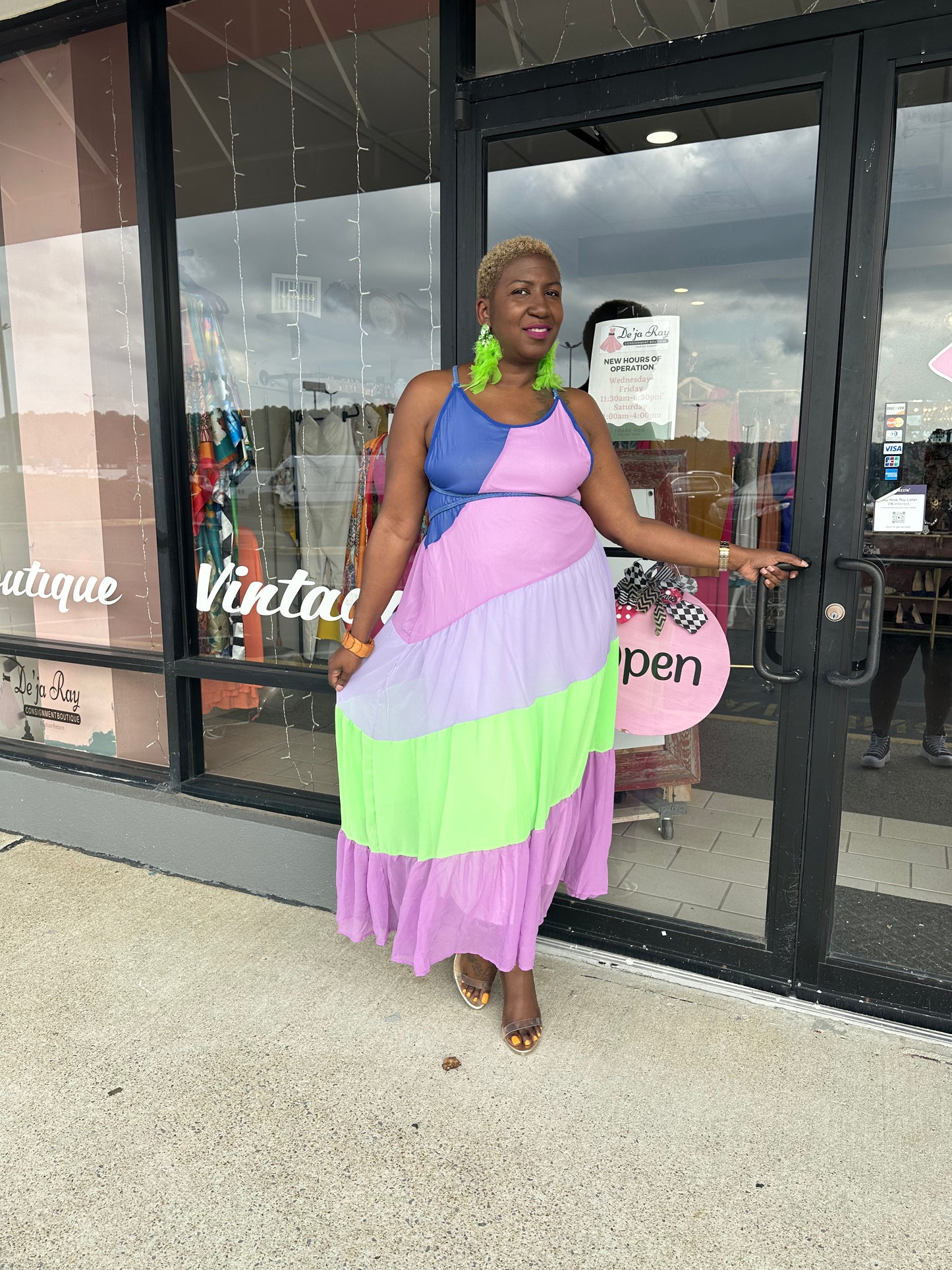 Roped in Color Maxi Dress