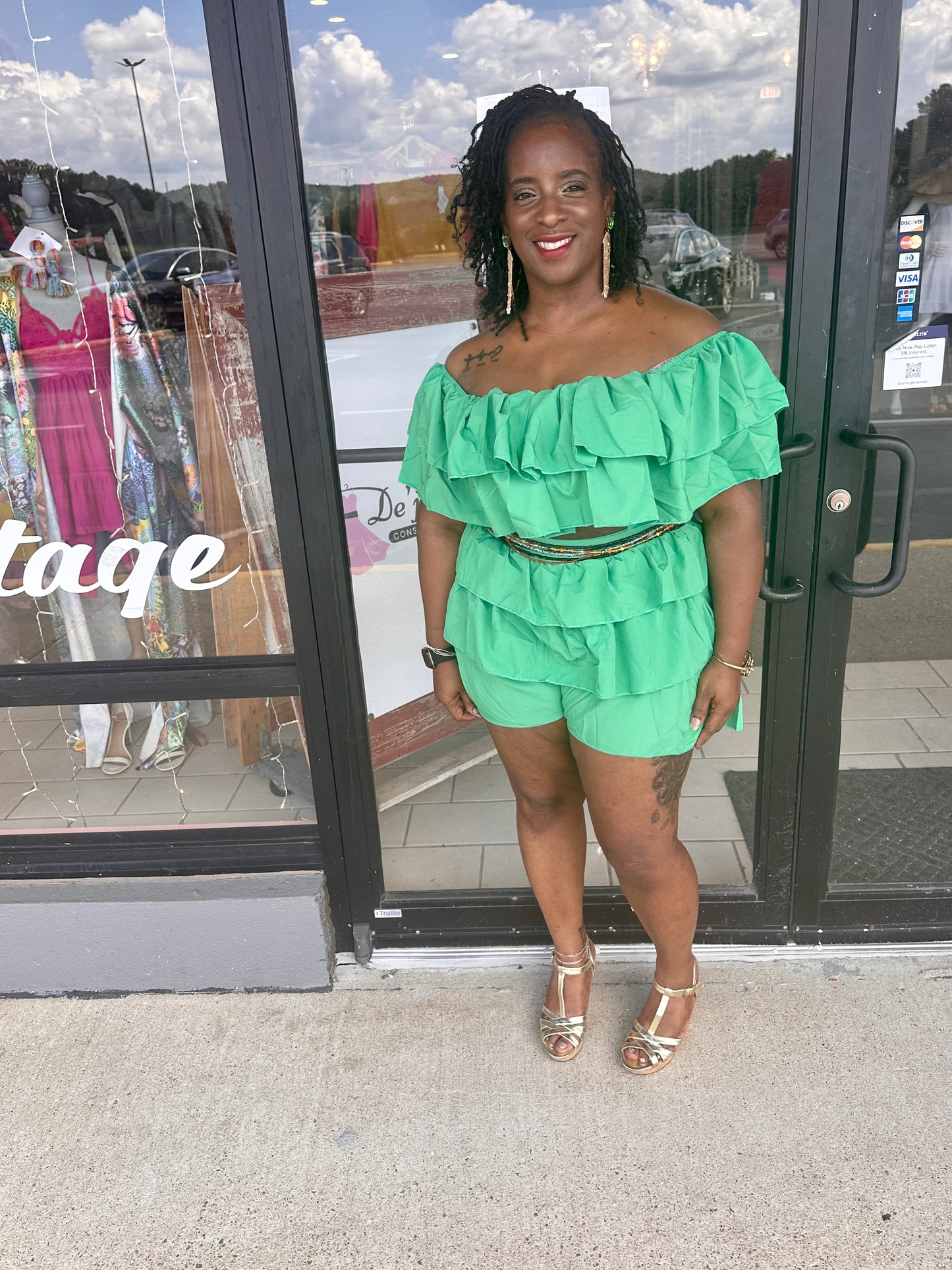 Flirty Ruffle Set