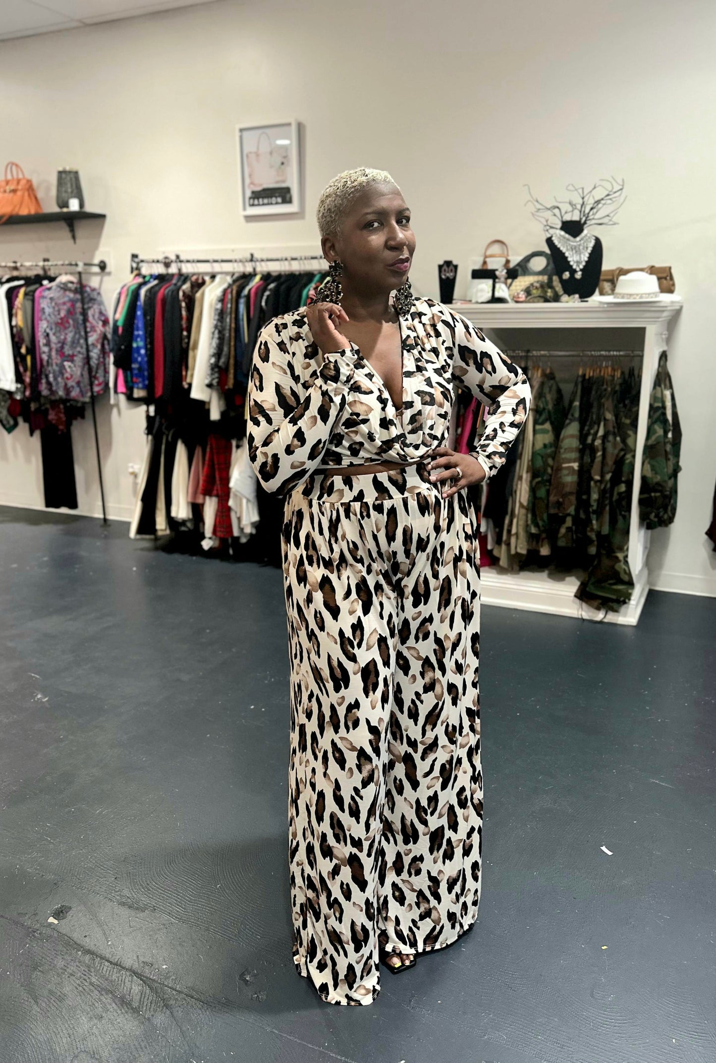 Jasmine Animal Print 2pc Set