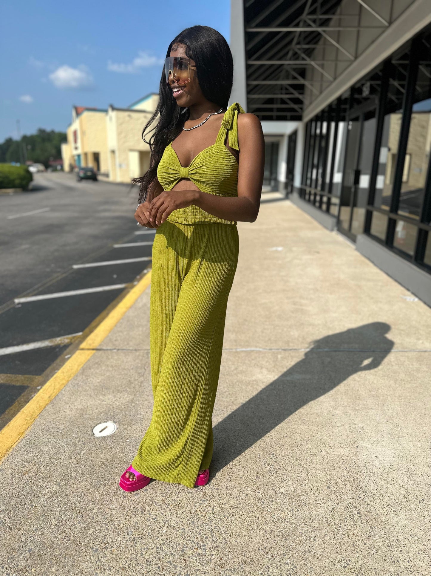 Delilah Green Jumpsuit