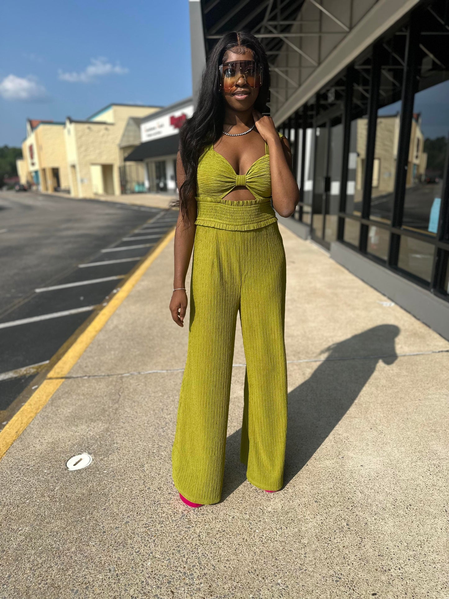 Delilah Green Jumpsuit