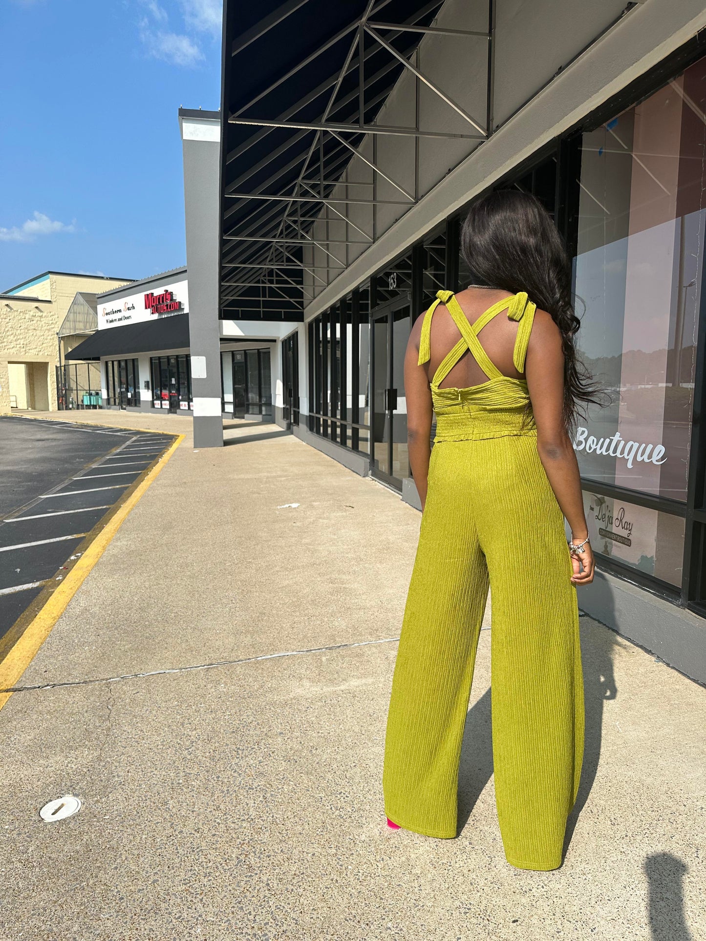 Delilah Green Jumpsuit