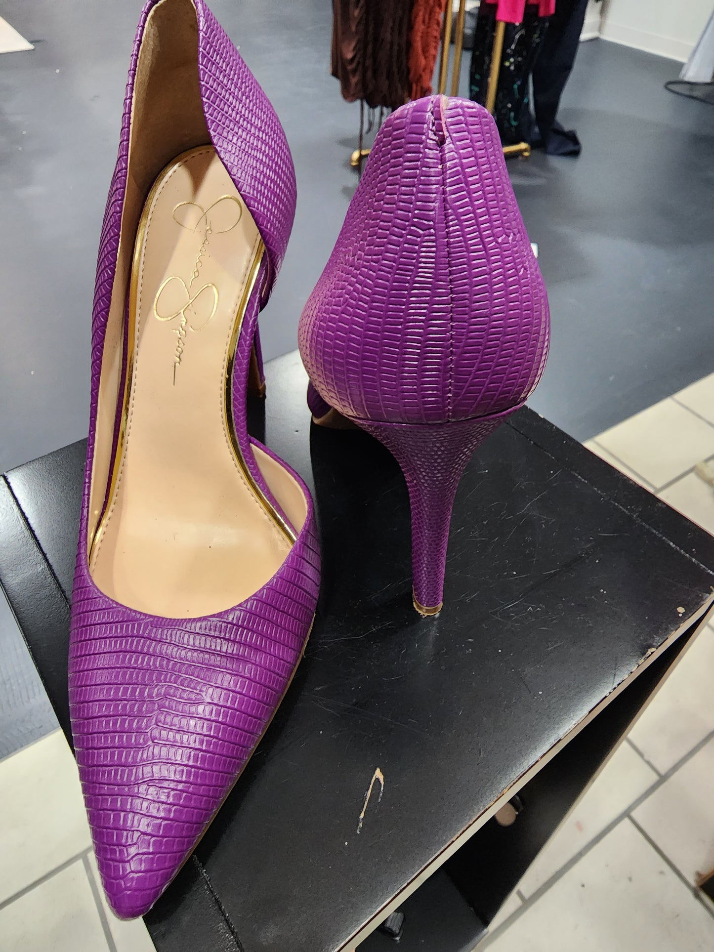 Jessica Simpson Purple Pump 8.5