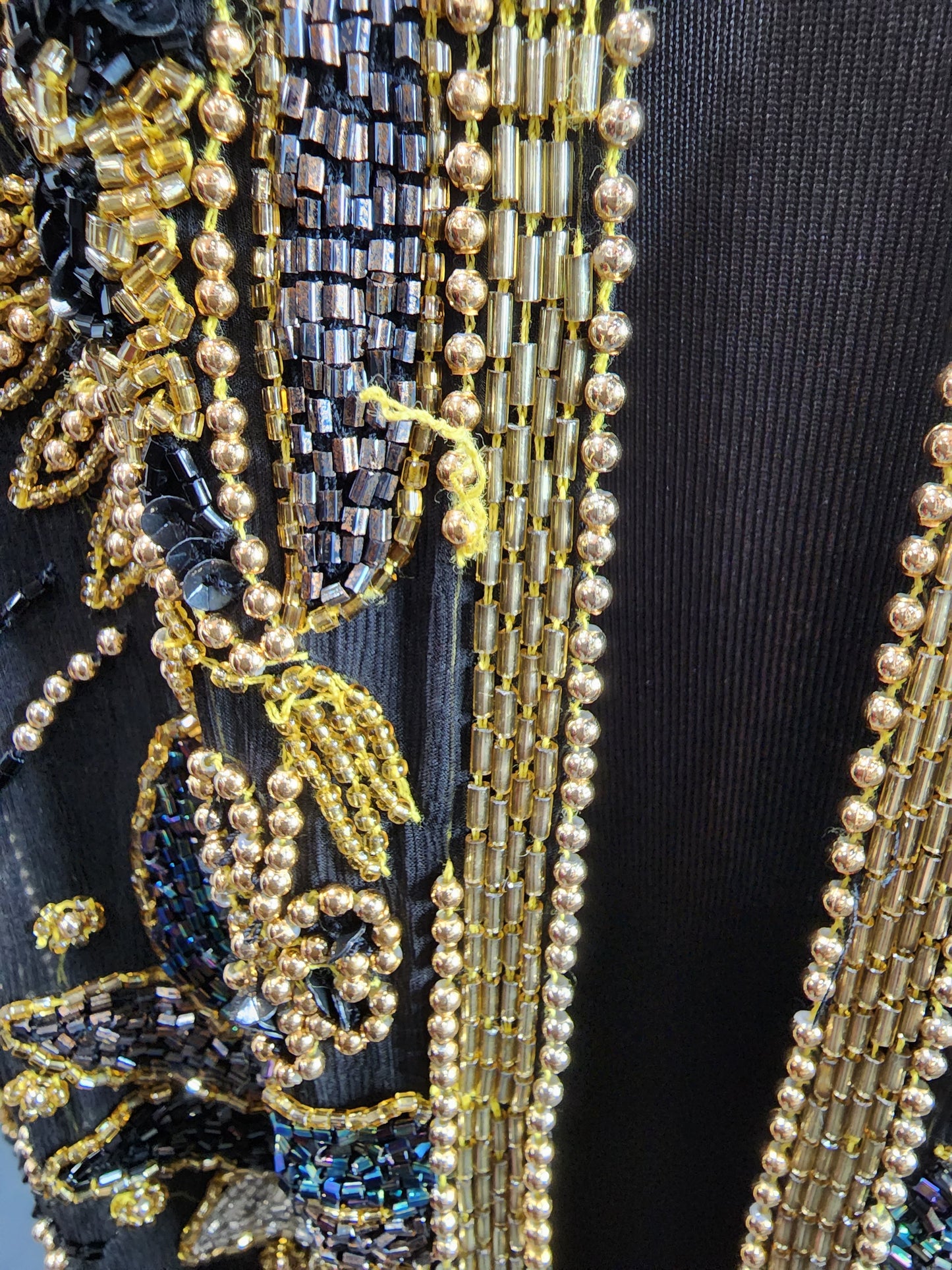 Tan Choo Vintage Beaded Jacket Lg