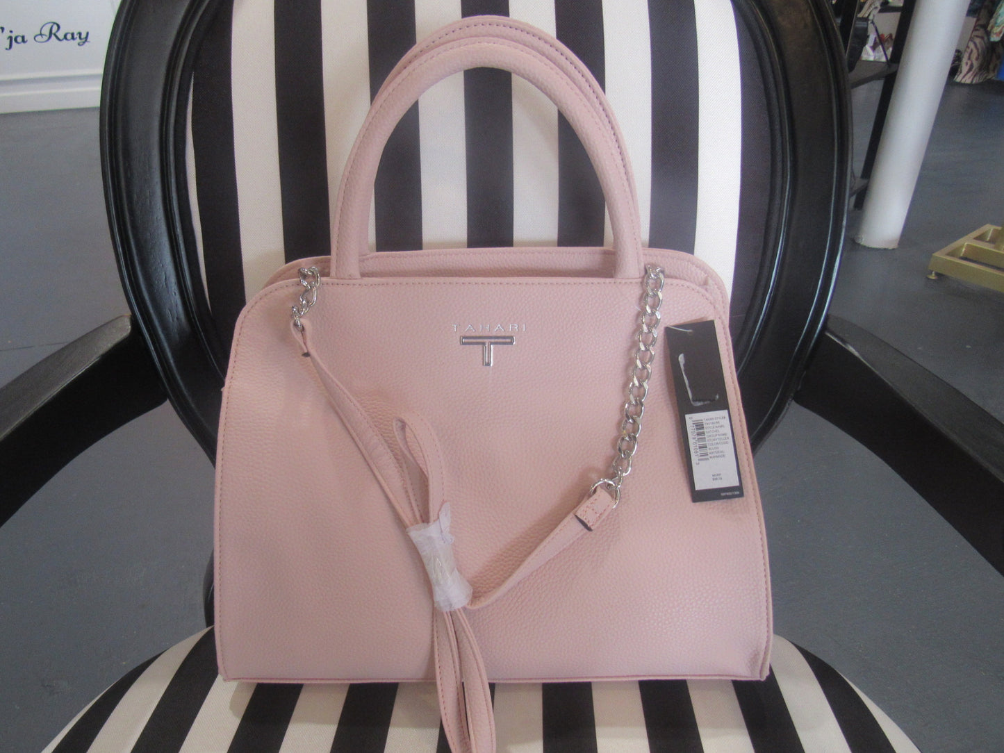 Tahari Blush Satchel