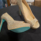 Betsy Johnson Iridescent Rhinestone Heels