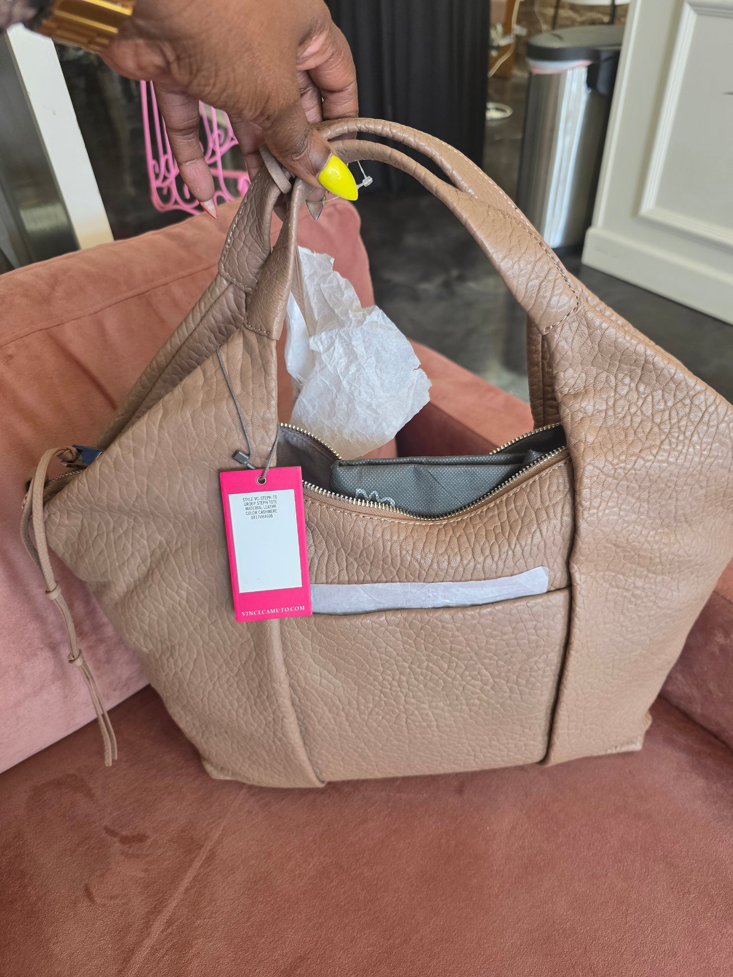 Vince Camuto Leather Handbag