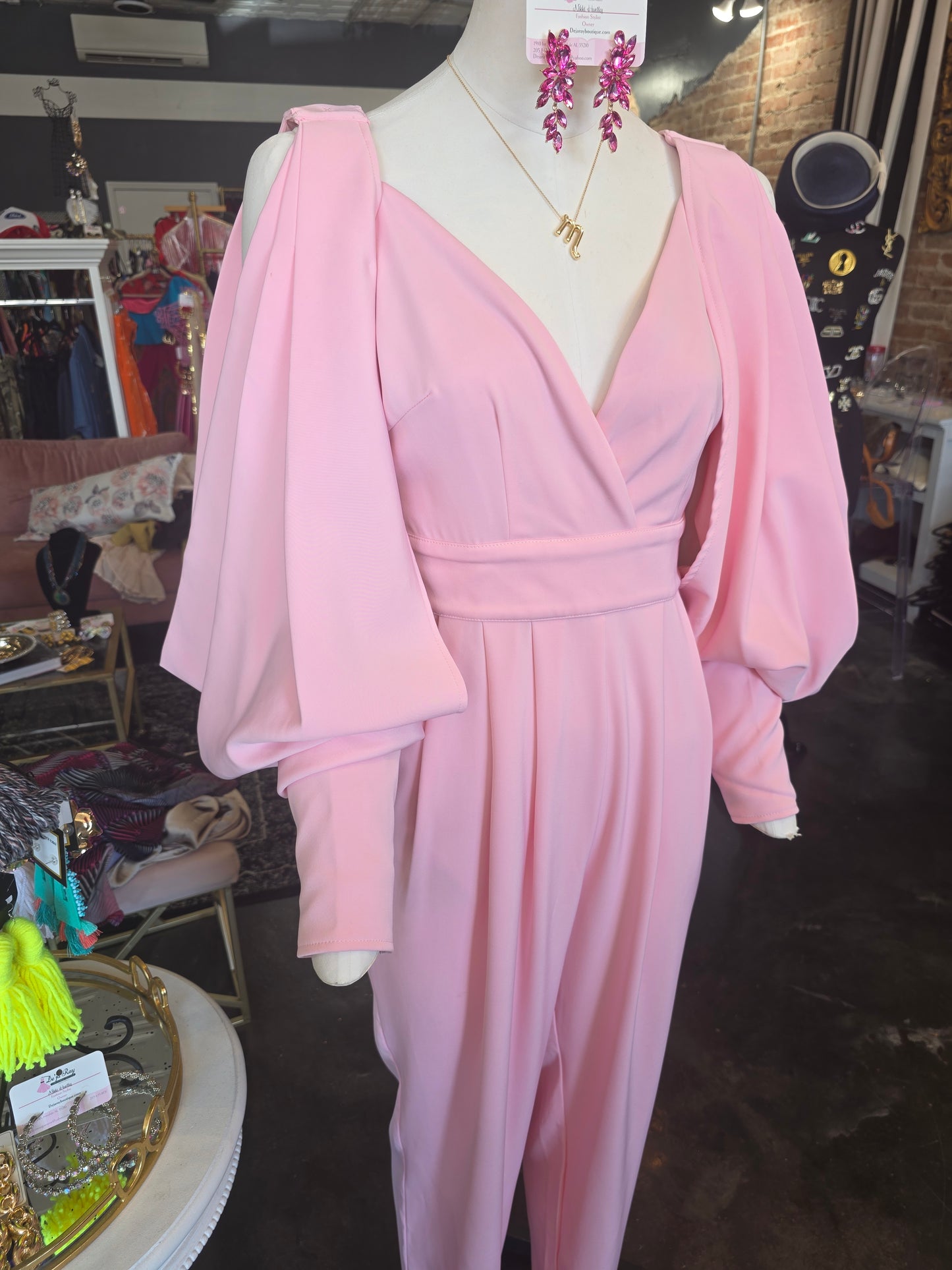Athina Pink Jumpsuit