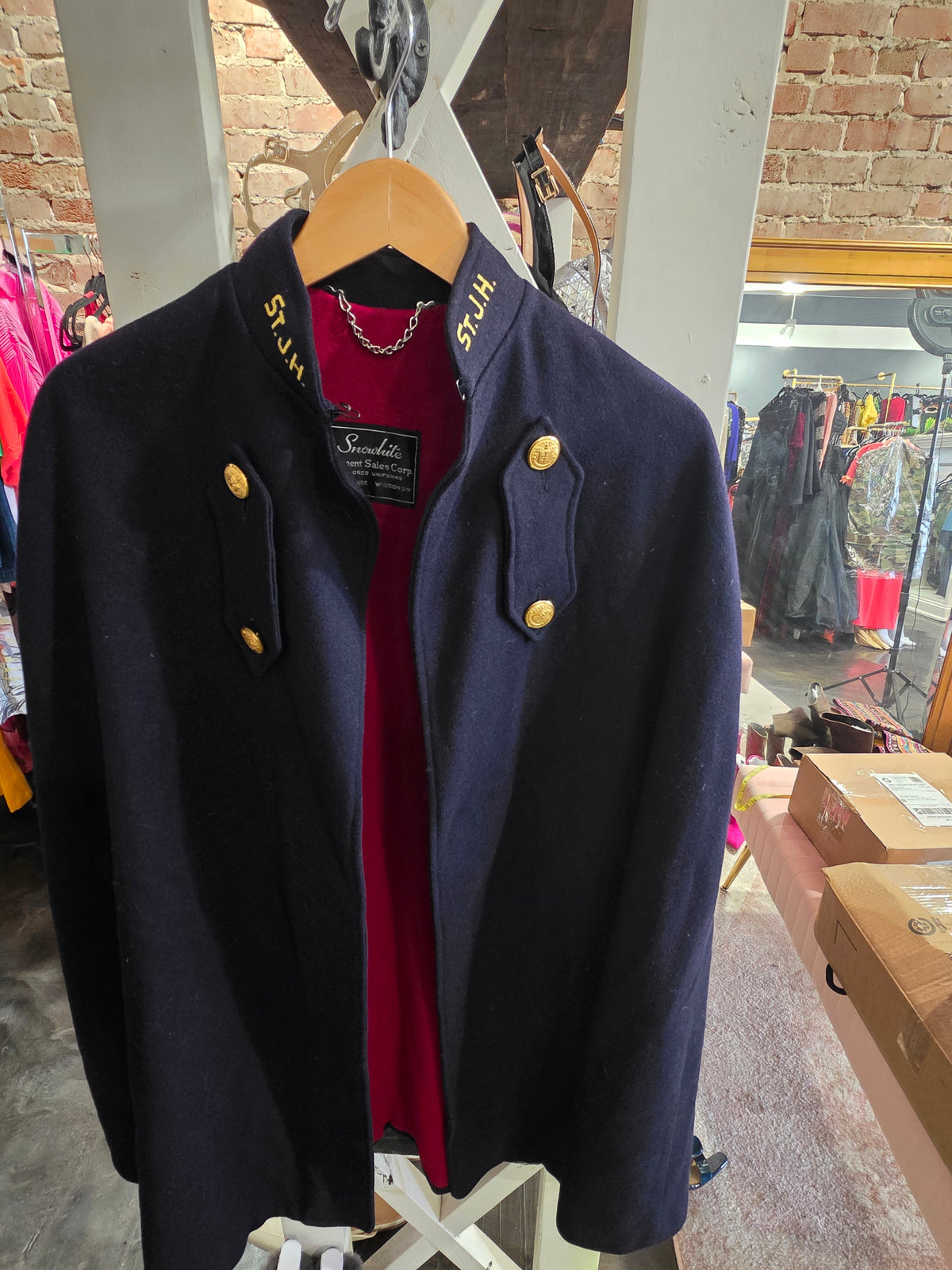 Snow White Military Style Cape OS