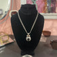 Silver Ball Chain w/Pendant and Bracelet